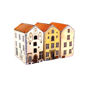 Handmade ceramic miniature set Three Sisters Tallinn