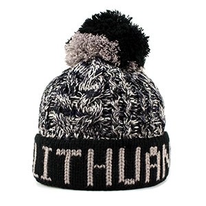 Dark short winter hat Lithuania - Robin Ruth