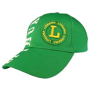 Green baseball Cap The Country of Lithuania