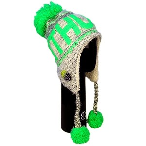 Winter hat Lithuania green neon - Robin Ruth