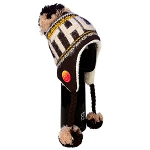 Winter hat Lithuania, brown color  - Robin Ruth