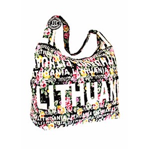 Flowered big canvas bag - Robin Ruth