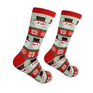 Christmas men's socks with Snowmen, size:(41-46) 