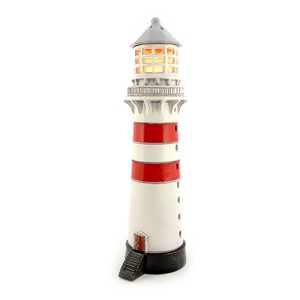 Hand made ceramic lighthouse candle holder Oksoy Fyr Norway
