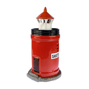 Hand made ceramic lighthouse candle holder - Molja Norway