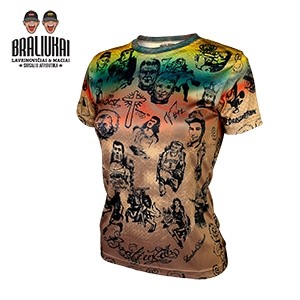 Sports fans women's t-shirts "Tattoo BRALIUKAI"