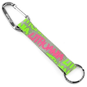 Keychain with Carabiner “LITHUANIA” – Grey