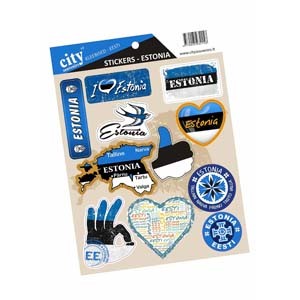 Stickers set - Estonia