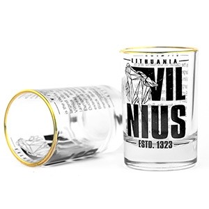 Vilnius history shot glass 57ml