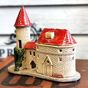 Handmade ceramic candle house Viru Gates Tallinn