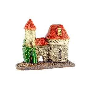 Handmade ceramic miniature Viru Gates Tallinn