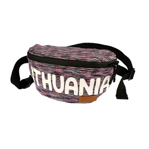 Sport style waist wallet Lithuania Robin - Ruth, fuchsia color