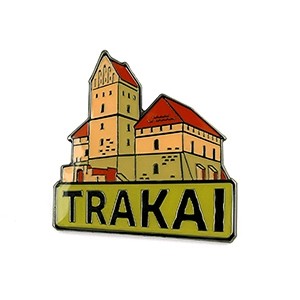 Metal pin Trakai
