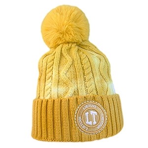 Ocher yellow short winter hat Lithuania - Robin Ruth