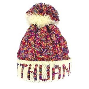 Short winter hat Lithuania, fuchsia - Robin Ruth