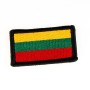 Embroidered patch Lithuanian tricolor flag