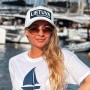 White baseball cap Lithuania