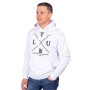 White classical sweatshirt with printing