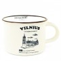 Small white mug Vilnius with a brief history of the cathedral