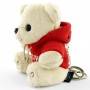 Side View White Lithuania Teddy Bear