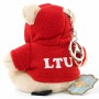 Back View White Lithuania Teddy Bear