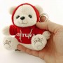 White Lithuania Teddy Bear Held in Hand