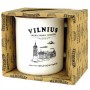 Mug with history Vilnius Cathedral Basilica white matte 280 ml