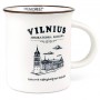Large 280ml mug Vilnius Cathedral Basilica white matte 280 ml with history