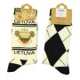 White/Black men's socks Lithuania