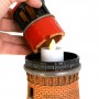 Handmade ceramic lighthouse candle-holder Buk 