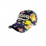 Blue floral flower cap Lithuania