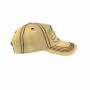 Denim beige color cap Lithuania Country of Original