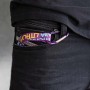 Lithuania keychain attached to jeans pocket
