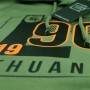Unisex khaki hoodie sweatshirt Lithuania 1990