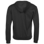 Black fashion ribbed sweatshirt with zip Lithuania 90