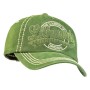 Green denim cap "Lithuania Country of Original"