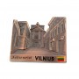 Vilnius metal fridge magnets souvenirs