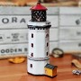 Handmade ceramic lighthouse Hanstholm