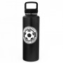Large black tainless steel bottle FK Panevėžys