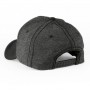 Dark gray, black a personalized baseball cap without logo