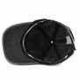 Interior view of black Lithuania LT cap