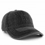 Black Lithuania LT cap angled front view