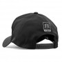 Black color baseball cap Lithuania