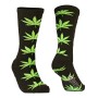 Black socks with weed for man