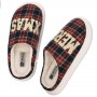 Men’s Plaid Christmas Slippers