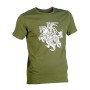 Organic cotton khaki t-shirts Vytis Lithuania