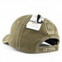 Khaki Lithuania LT09 cap rear view