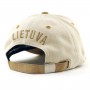 Baseball cap Lithuania LT back view