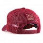 Burgundy hat with mesh LTU