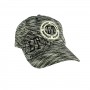 Sport style speckled gray color baseball cap Lithuania LT